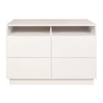 Chest of Drawers Cubic (4 Drawers / White)