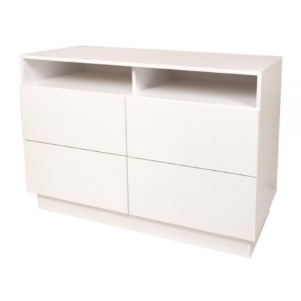Chest of Drawers Cubic 4 White